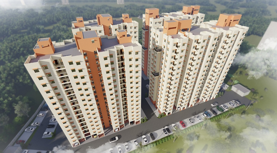 Apartment Building for Eden City Maheshtala